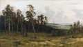 Tannenwald auf dem Fluss kama 1877 klassische Landschaft Ivan Ivanovich Bäume